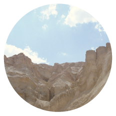 Wadi Prazim and Mount Sodom